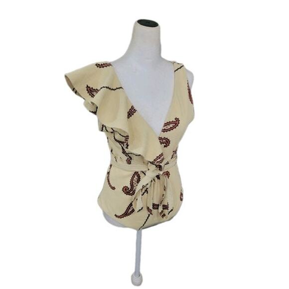 Johanna Ortiz One-Piece Swimsuit Large – Ruffle Detail, Resort‎ Style Designer - Picture 2 of 15